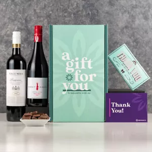 Beer Cartel Duo Wine Gift Hamper White and Red Wine Bottle with Chocolate bar - Picture 1 of 4