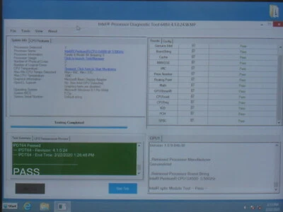 lowest ebay price  passed ipdt pentium g4500 low power mining bitcoin crypto btc - Image 1 of 3