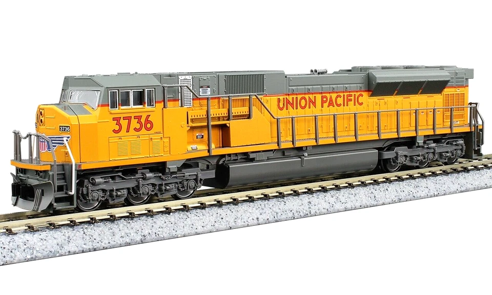 KATO 1765624 N SCALE EMD SD90/43MAC UNION PACIFIC 3736 176-5624 DC DCC READY