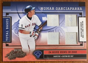 Nomar GARCIAPARRA 2003 Playoff Absolute Total Bases Quad Relic #TB-2 12/24 NM - Picture 1 of 2