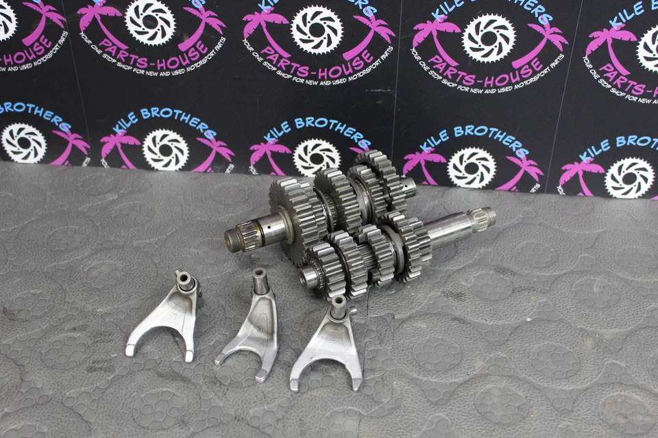 2005 yamaha yz250f OEM ENGINE TRANSMISSION TRANNY ASSEMBLY GEARS 5NL-17411-10-00 - Image 1 of 4