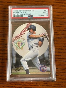 1995 Action Packed Scouting Report #67 DEREK JETER PSA 9 MINT - Picture 1 of 2