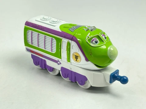 2010 Thomas & Friends Train Chuggington Diecast KOKO White Green Purple Cover