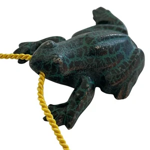 Metal 2 ounces Frog Pendant Charm Figurine 2 inches long - Picture 1 of 6