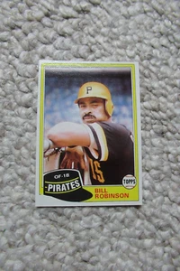 1981 TOPPS BILL ROBINSON #51 ~ PITTSBURGH PIRATES - Picture 1 of 2