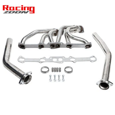 L6 144/170/200/250 CID Stainless Steel Performance Exhaust Headers for Ford Merc - Image 1 of 4
