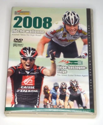 2008 Fleche Wallonne & Liege-Bastogne-Liege (DVD, World Cycling Productions) - Image 1 of 3
