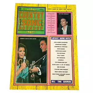 MARZO 1971 COUNTRY SONG ROUNDUP rivista JOHNNY CASH JUNE CARTER WAYLON JENNINGS - Foto 1 di 5