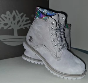 Timberland Waterville Grey Nubuck Damen Stiefel Boots Grau Winterstiefel - Bild 1 von 6