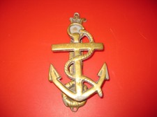 Vintage Brass Anchor Door Knocker