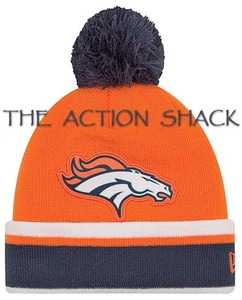 Denver Broncos Team Relation Beanie/Mütze - Neu mit Etikett Herren orange/marine - #44425-B5 - Bild 1 von 1