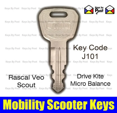 J101 KEY MICRO BALANCE RASCAL VEO, DRIVE KITE SCOUT, BETTERLIFE MOBILITY SCOOTER