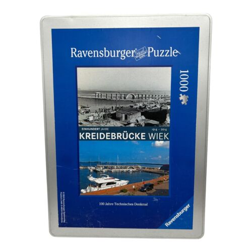 100 Jahre Kreidebrücke Wiek Puzzle, Ravensburger, 1000 Teile, 2012, Rügen, Rar