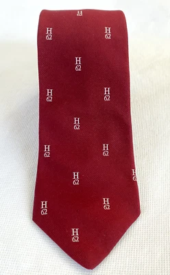 Corbata de club vintage de la Universidad de Harvard para hombre granate reunión clase de 1962 Foto 1 de 4