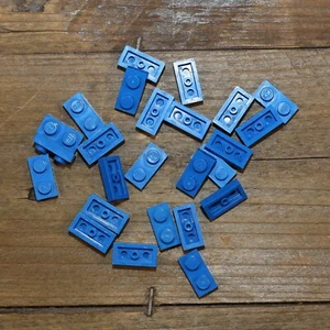 LEGO 3023 Bright Blue Plate 1x2 Qty 25 - Picture 1 of 2