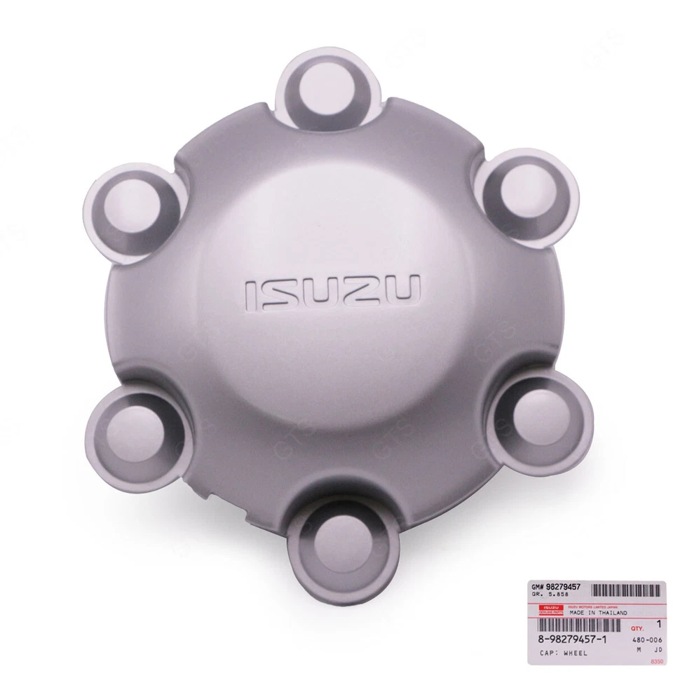 Wheel Center Cap Hub 6Legs Silver Fits Isuzu D-Max Dmax Pick Up 2016 2017 - Imagem 1 de 4