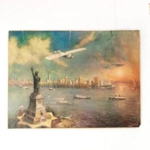 Impresión Ilustración De Un Cuadro Con Representación Del Paisaje De Nueva York - Imagen 1 de 1