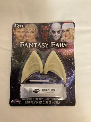 Disfraz de disfraces de Halloween con orejas de fantasía de látex hadas troll Foto 1 de 4