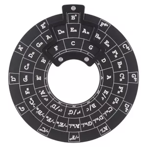 Circle of Fifths Wheel Guitar Chord Wheel Wooden Melody Tool Musical Chord7463 - Picture 1 of 10