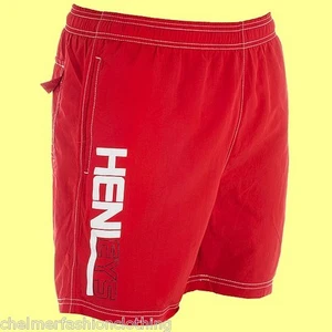 BNWT HENLEYS Fender Swim Shorts High Risk Red 34 " - 36 " Waist - Picture 1 of 1