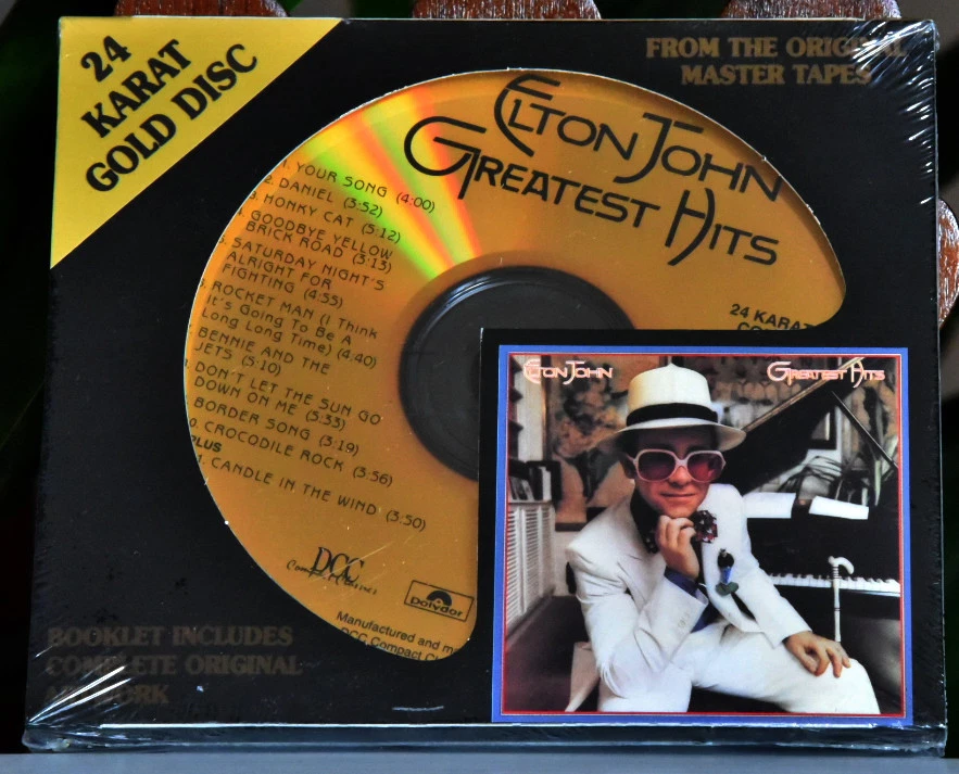 Las mejores ofertas en Disco de oro de 24k de Elton John Álbum CD