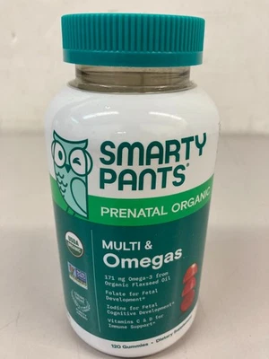 Multi y omegas prenatales orgánicos, uva, arándanos y bayas mixtas, 120 gomitas Foto 1 de 4