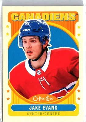 2021-22 O-Pee-Chee #294 Jake Evans Retro - Image 1 of 2