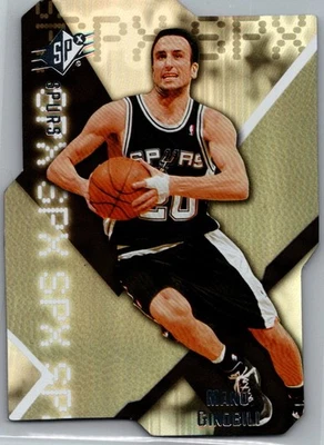 2008-09 Upper Deck SPX Lámina Troquelada Manu Ginóbili San Antonio Spurs Foto 1 de 2