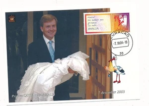 D434062 Netherlands Antilles Maximum Card Royalty Princess Catharina Amalia - Picture 1 of 1