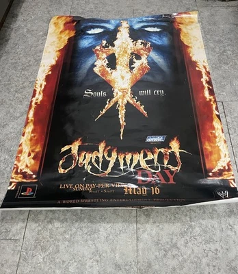 Póster Y2k WWE/WWF Original 2004 Judgement Day Undertaker 39x27 🔥 PlayStation Foto 1 de 4
