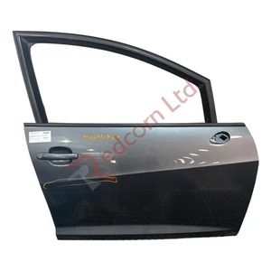SEAT IBIZA 6J HATCHBACK 2012-2017 COMPLETE DOOR FRONT RIGHT SIDE GREY - Picture 1 of 12