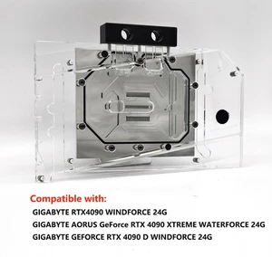 Granzon GPU Water Block Use For GIGABYTE RTX4090 WINDFORCE 24G - Picture 1 of 6