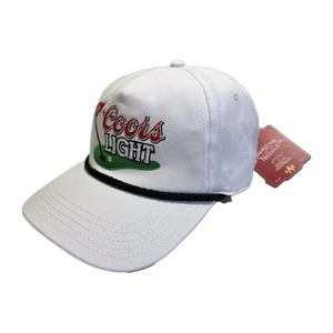 Cappello American Needle Coors Golf Performance berretto bianco nuovo con etichetta - Foto 1 di 6