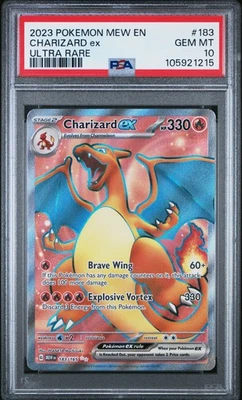 PSA 10 MEW EN Charizard Ex #183 UR - 2023 Scarlet & Violet 151 183/165 - Image 1 of 2