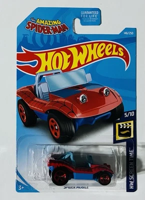 2020 Hot Wheels Spider-Mobile экранное время 5/10 No146 - Изображение 1 из 2