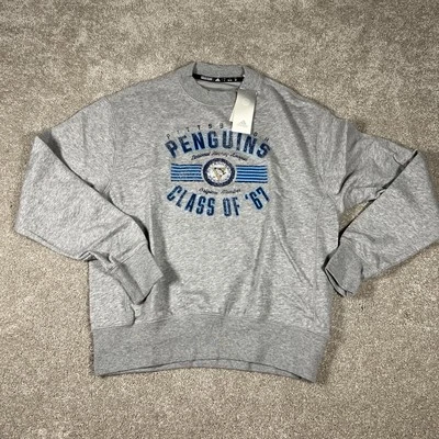 Pittsburgh Penguins Sweatshirt Adidas Womens Small Gray Class of 1967 NHL NWT - Image 1 of 4