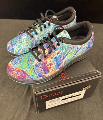 DEXTER ULTRA GROOVY BLUE SIZE 10M WOMENS BOWLING SHOE DW0001307 - Image 1 of 4