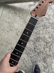 22 trastes caoba mástil de guitarra eléctrica diapasón de palisandro 25,5 pulgadas - Imagen 1 de 6
