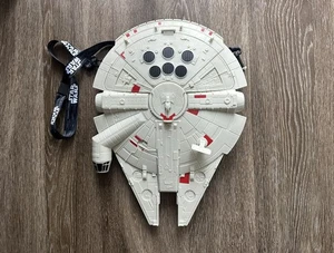 Disney Parks Star Wars Galaxy's Edge Millenium Falcon Popcorn Bucket with Strap - Picture 1 of 1