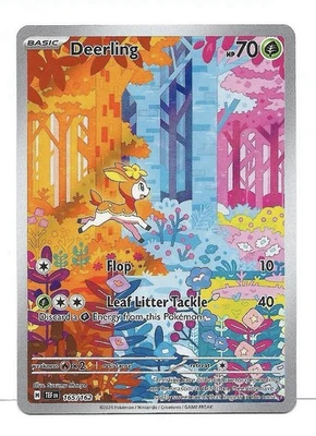 Deerling 165/162 SV05: Temporal Forces Holo Illustration Rare Pokemon TCG - NM - Image 1 of 2