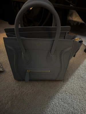 Celine Mini Luggage Tote in Drummed Calfskin Authentic - Used- GREAT CONDITION - Image 1 of 4