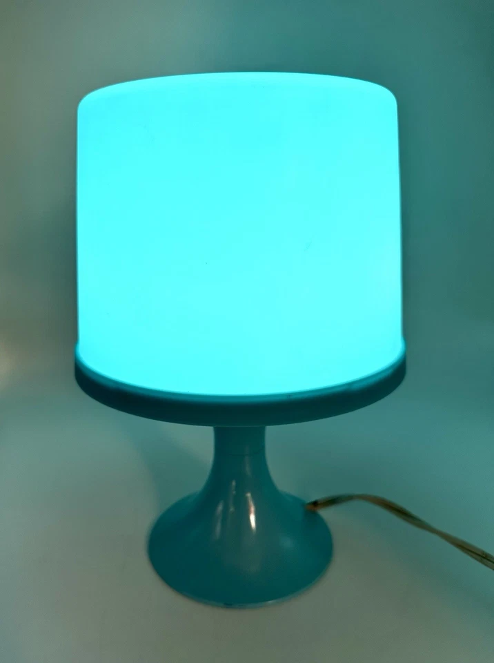 IKEA Lampan Turquoise Blue Desk Plastic Lamp Vintage 90s Tested/Works  - Image 1 of 4