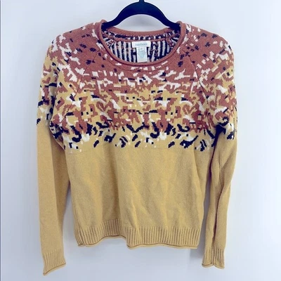 Suéter de malha Sundance Artist's Desire lã de cordeiro mistura de caxemira gola enrolada XS - Imagem 1 de 4