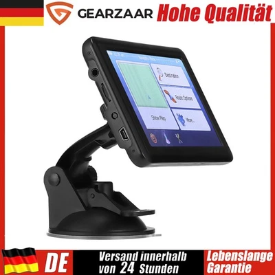 Auto Navigationsgerät GPS 8G+128MB GPS-Navigation 5 Zoll PKW LKW KFZ Truck - Bild 1 von 4