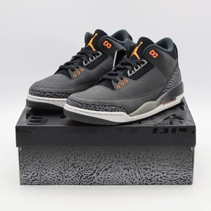 CT8532-080 Nike Air Jordan 3 Retro Fear Night Stadium Total Orange Black (Men's) - Picture 1 of 10