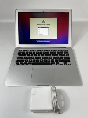 Apple MacBook Air 13-inch Early 2015 256GB 8GB A1466 Wi-Fi Silver LCD White Dot - Image 1 of 4