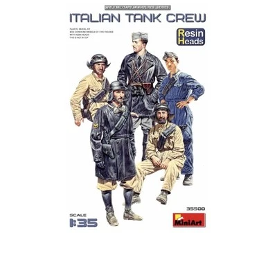MINIART ITALIAN TANK CREW – WWII – 35500 SCALA 1:35 - Immagine 1 di 4