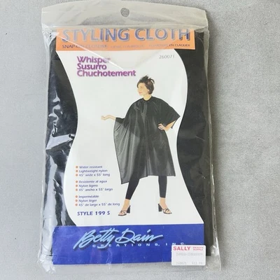 Capa de Estilo Betty Dain Whisper Estilo 199S Negra 45" Ancho x 55" Largo Foto 1 de 3