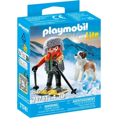 PLAYMOBIL MY LIFE PLAYMOBIL 71741 Wanderer mit Bernhardiner