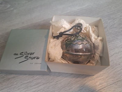 Vintage 1996 Reed & Barton Holly Bell Silver Plated Bell Ornament Silverplate - Image 1 of 4